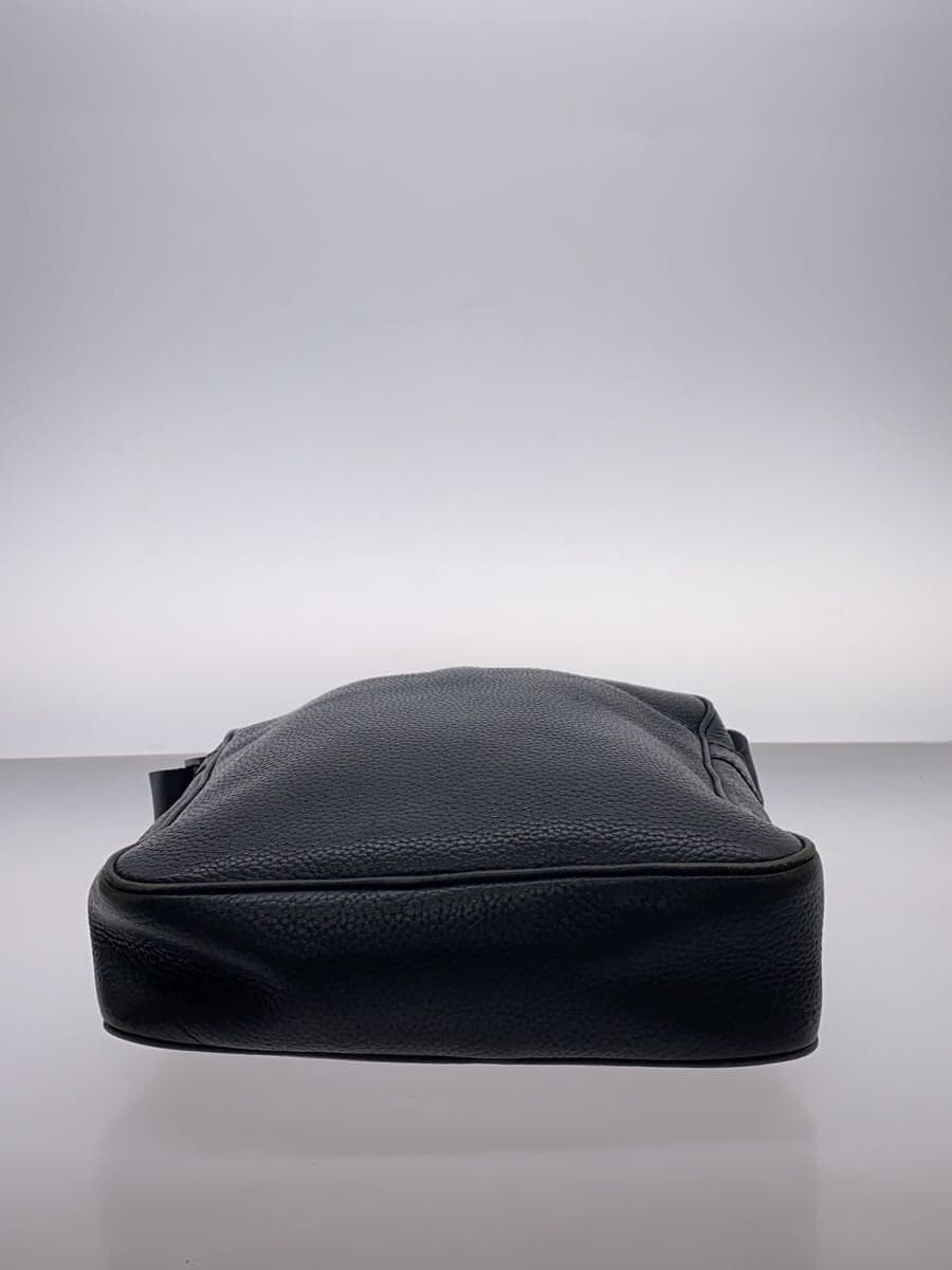 EMPORIO ARMANI Shoulder Bag Leather Black 4