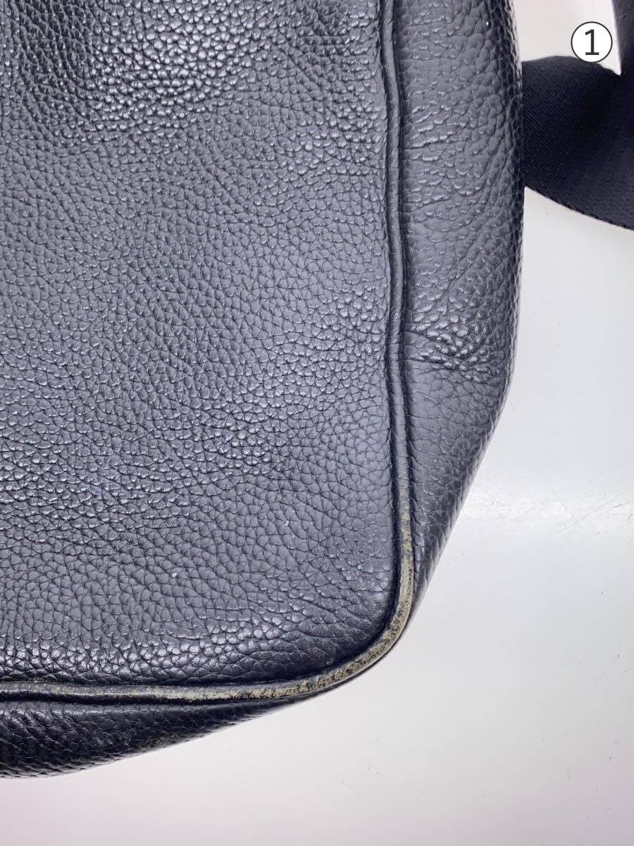 EMPORIO ARMANI Shoulder Bag Leather Black 7