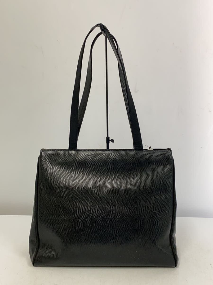 Salvatore Ferragamo Tote Bag Leather BLK 3