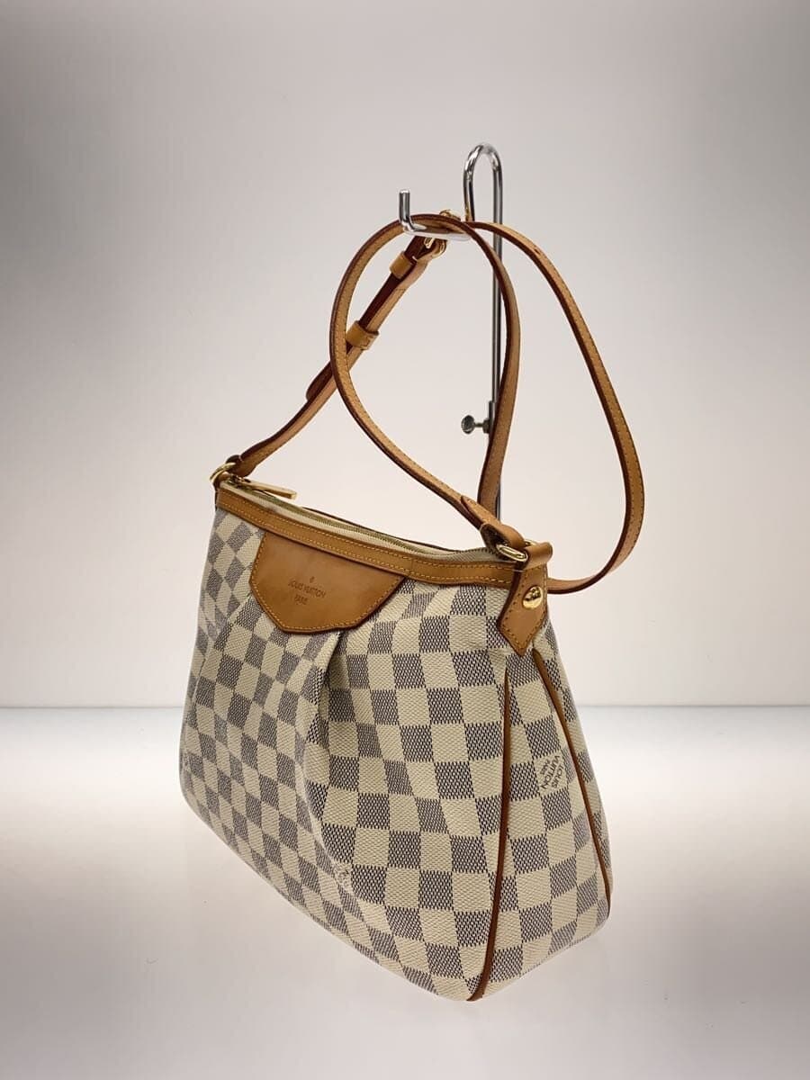 LOUIS VUITTON Siracusa PM_Damier Azur PVC WHT 2