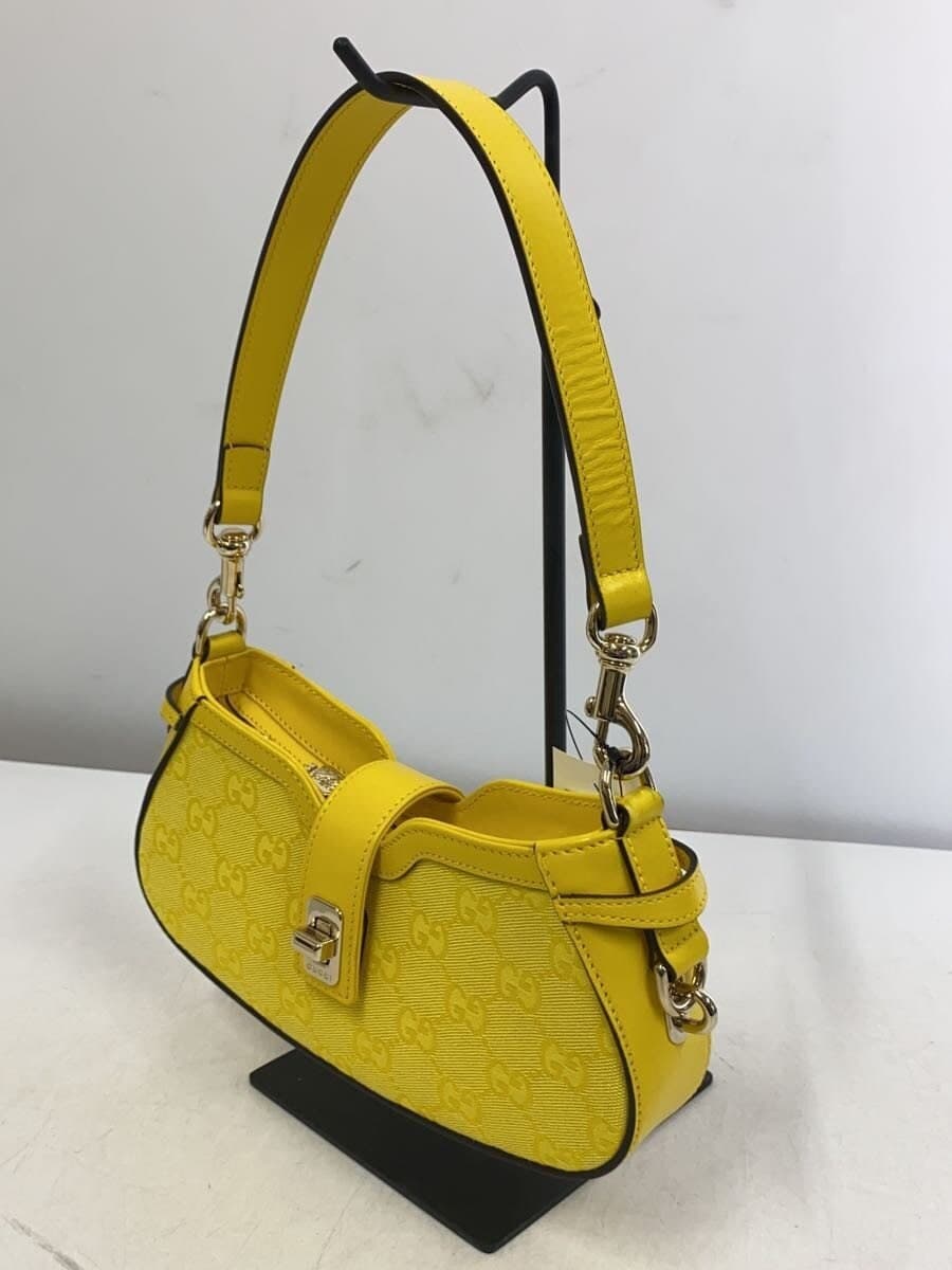 GUCCI Mini Shoulder Bag_GUCCI Moon Side Canvas YLW All Over Pattern 2