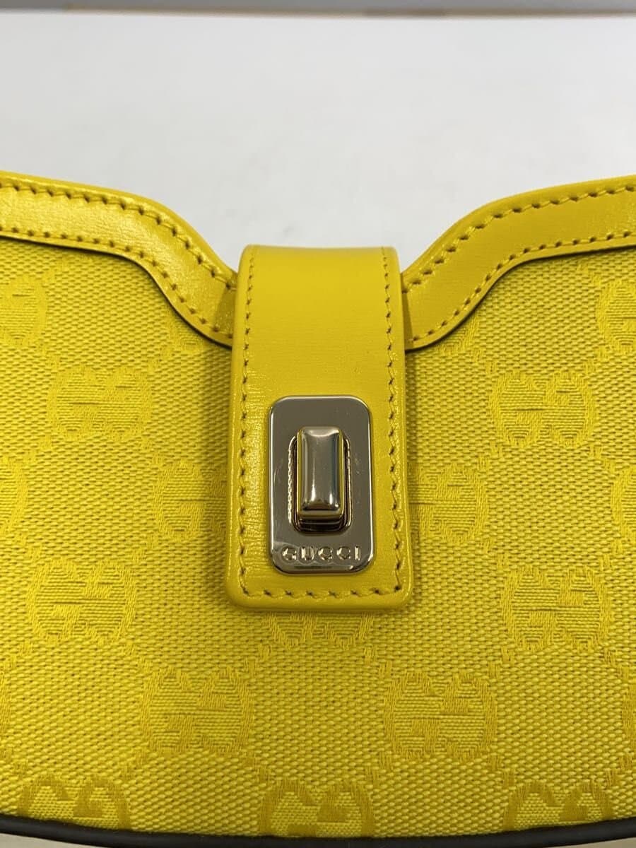 GUCCI Mini Shoulder Bag_GUCCI Moon Side Canvas YLW All Over Pattern 7