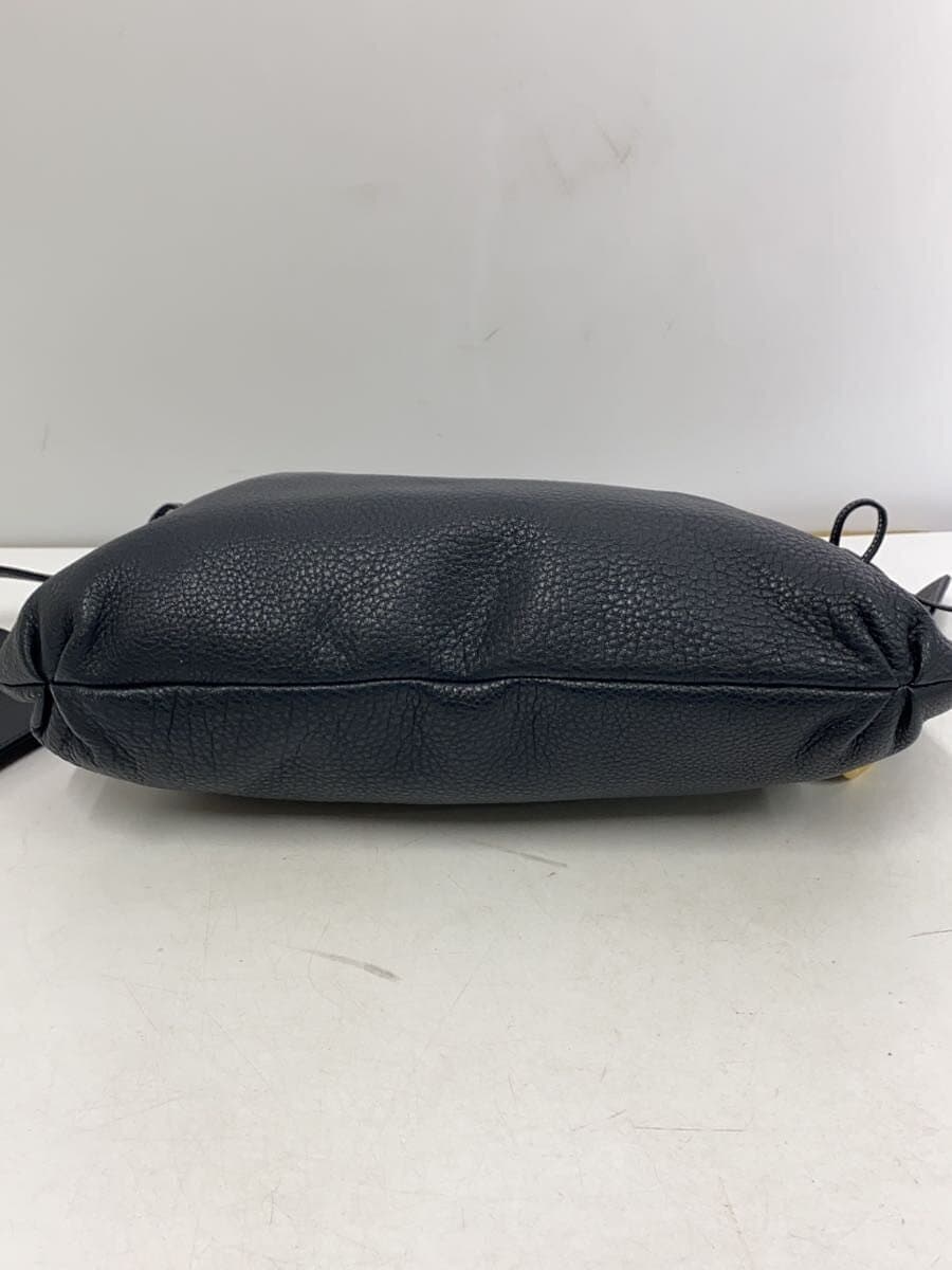 Kitamura Shoulder Bag Leather NVY 4