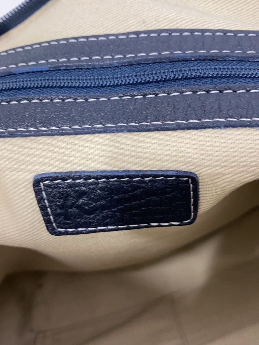 Kitamura Shoulder Bag Leather NVY 5