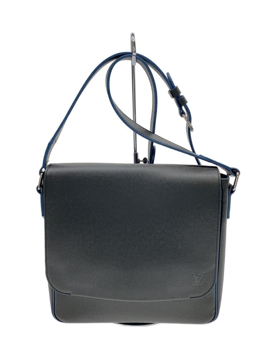 LOUIS VUITTON Roman PMNM_Taiga Cowhide BLK M30625