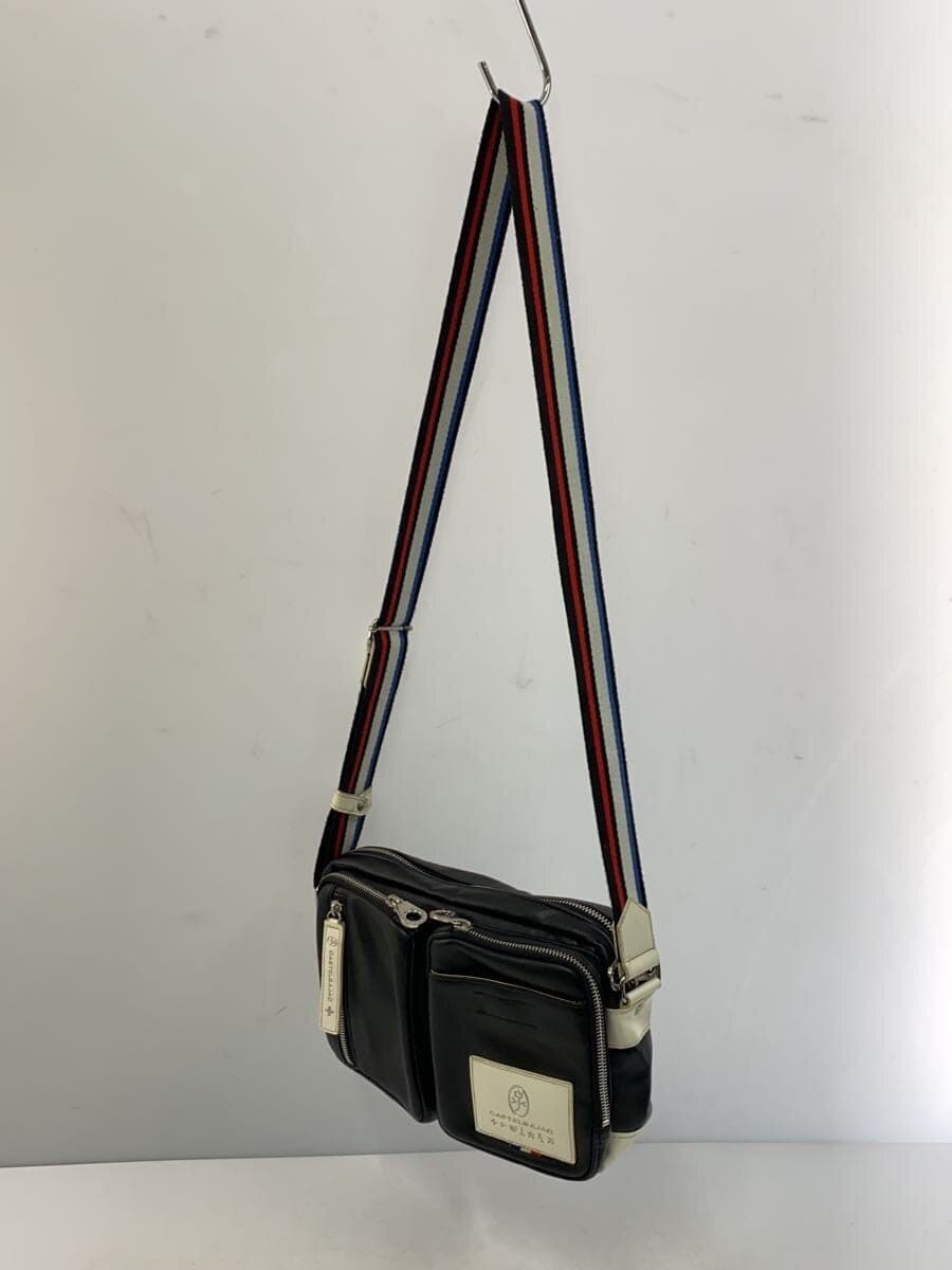 CASTELBAJAC Shoulder Bag Leather BLK 2