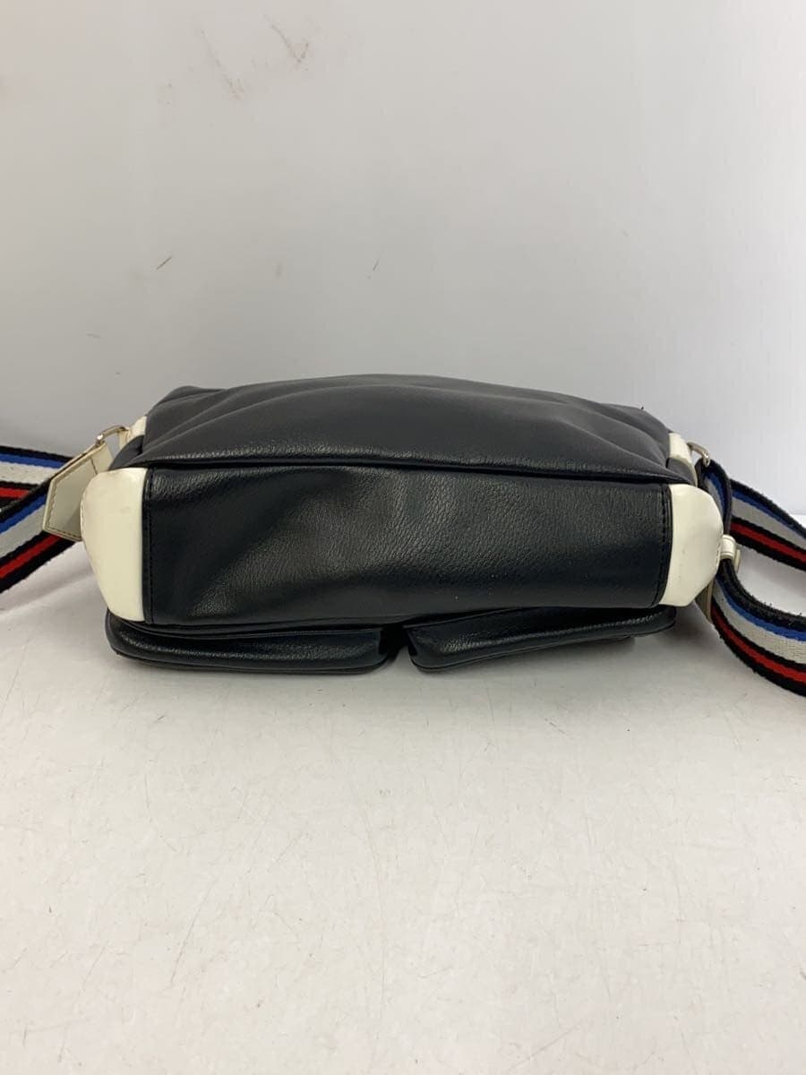 CASTELBAJAC Shoulder Bag Leather BLK 4