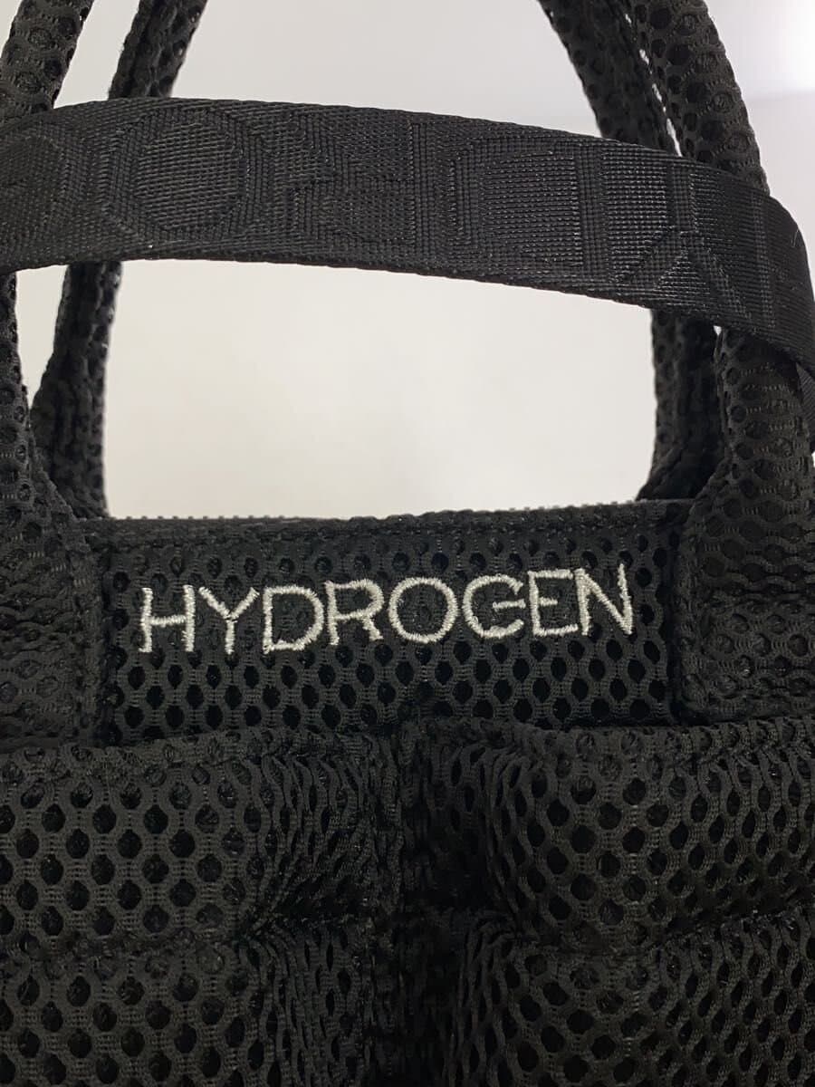 HYDROGEN Mesh 2-Way Handbag Shoulder Bag Black 5