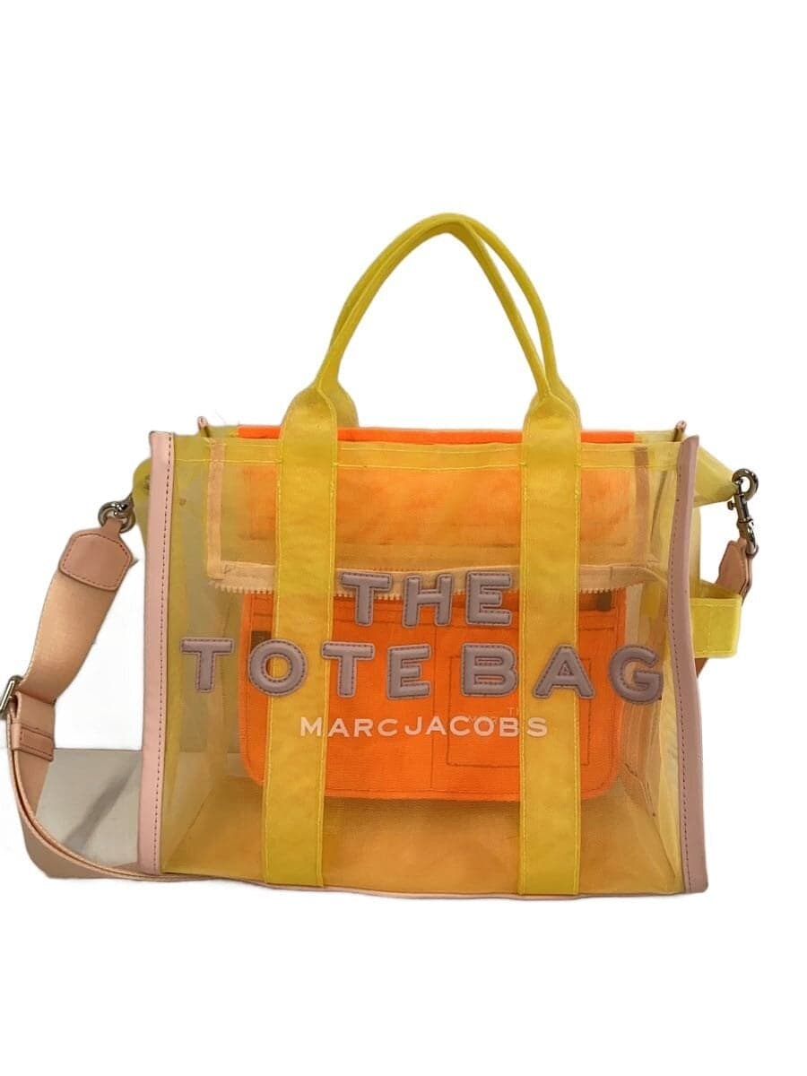 MARC BY MARC JACOBS2-Way MESH TOTE BAG Tote Bag Yellow Pink H081M10SP22