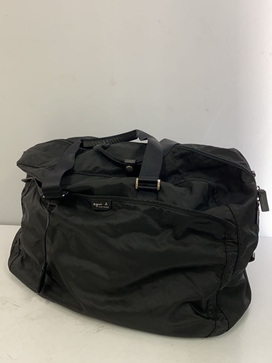 agnes b. Boston bag PVC BLK 2