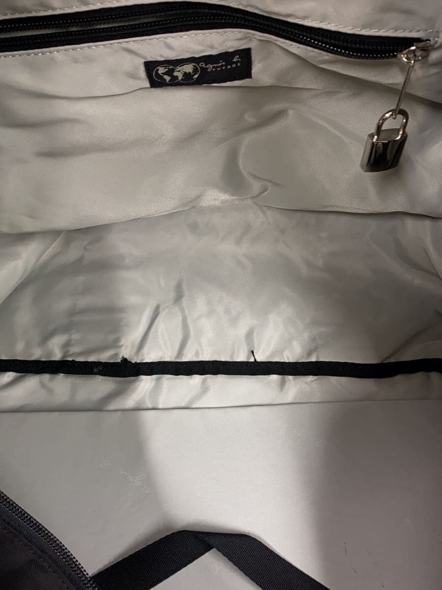 agnes b. Boston bag PVC BLK 6