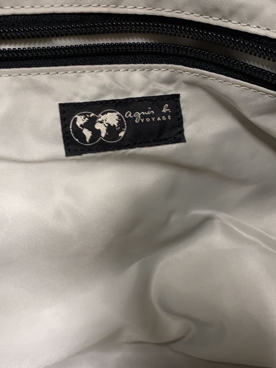 agnes b. Boston bag PVC BLK 7