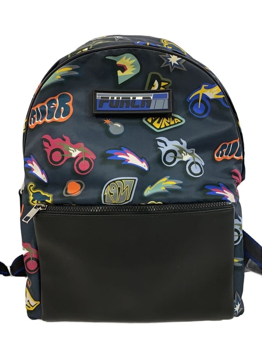 FURLA Backpack -- NVY Allover Pattern