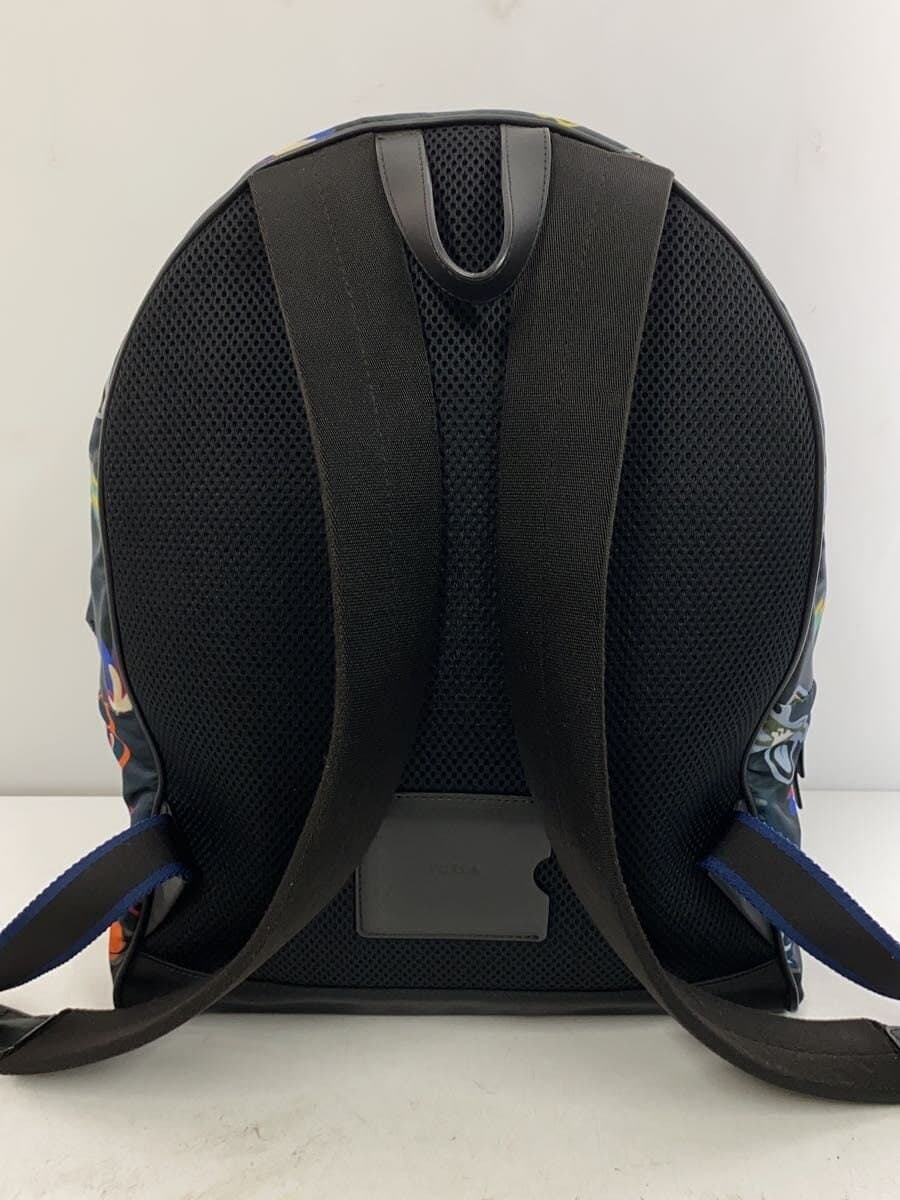 FURLA Backpack -- NVY Allover Pattern 3