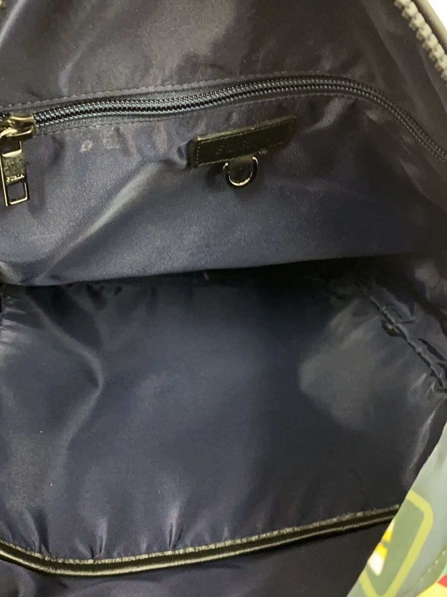 FURLA Backpack -- NVY Allover Pattern 6