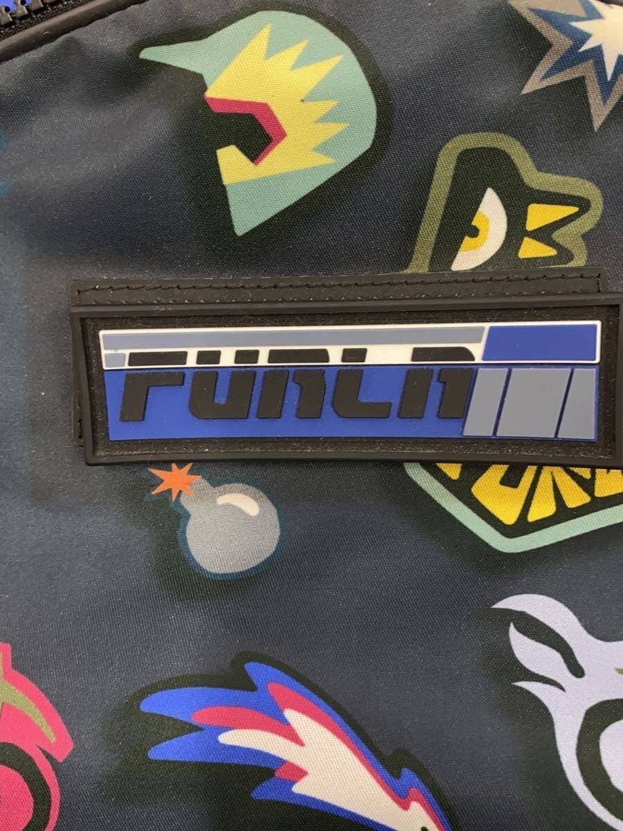 FURLA Backpack -- NVY Allover Pattern 8