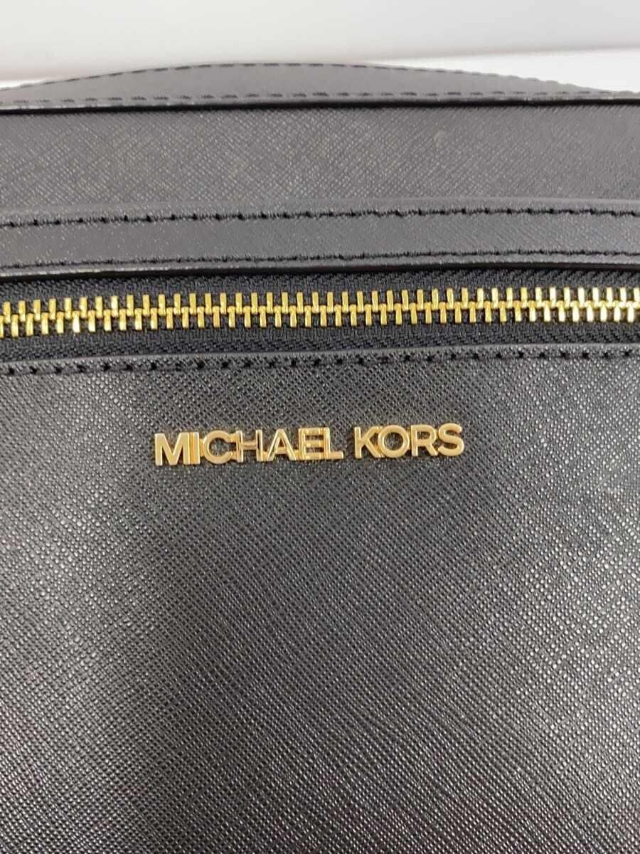 MICHAEL KORS Shoulder Bag Leather Black AC-2107 5