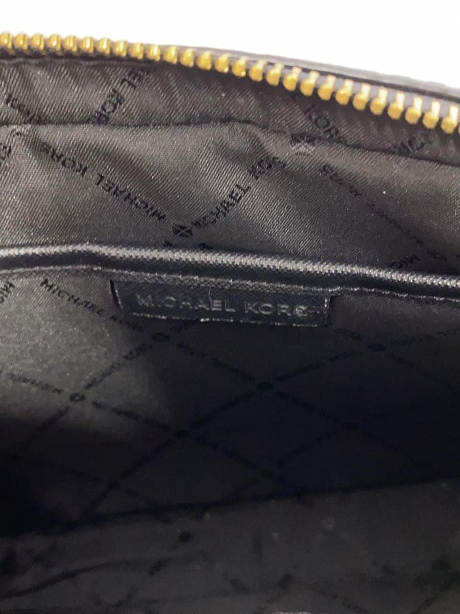 MICHAEL KORS Shoulder Bag Leather Black AC-2107 6