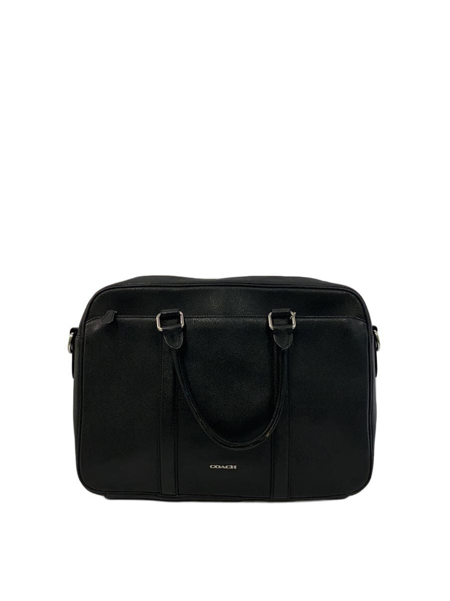 COACH Perry Slim Brief Leather BLK F59057
