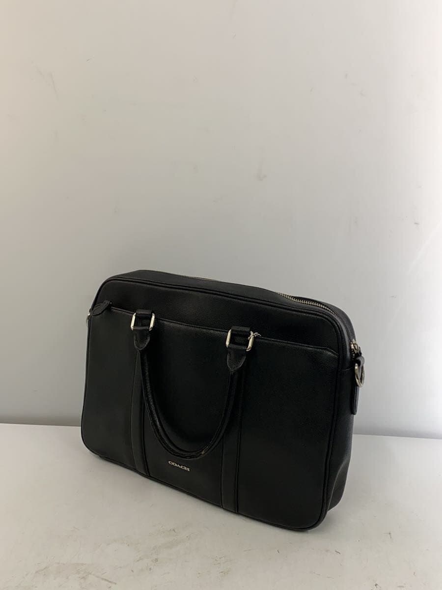 COACH Perry Slim Brief Leather BLK F59057 2