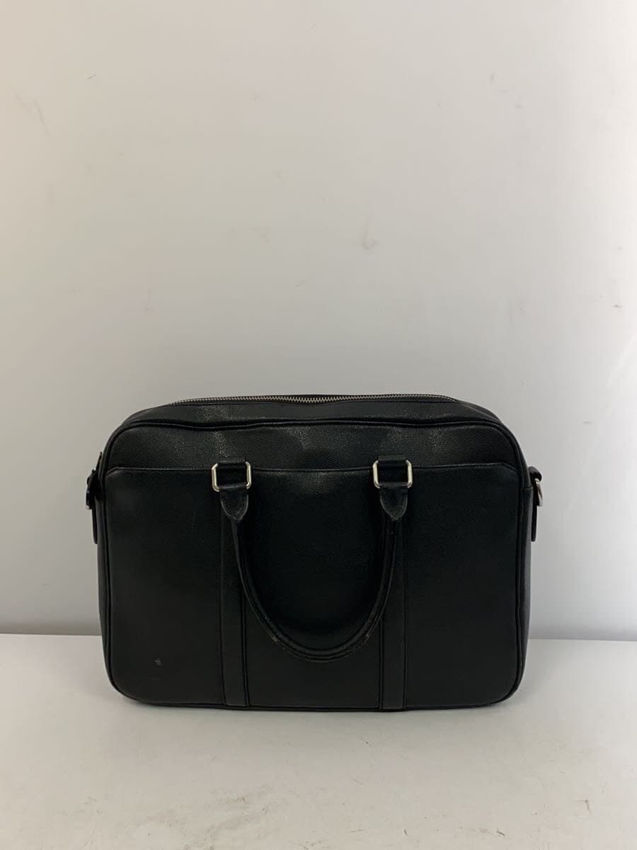 COACH Perry Slim Brief Leather BLK F59057 3