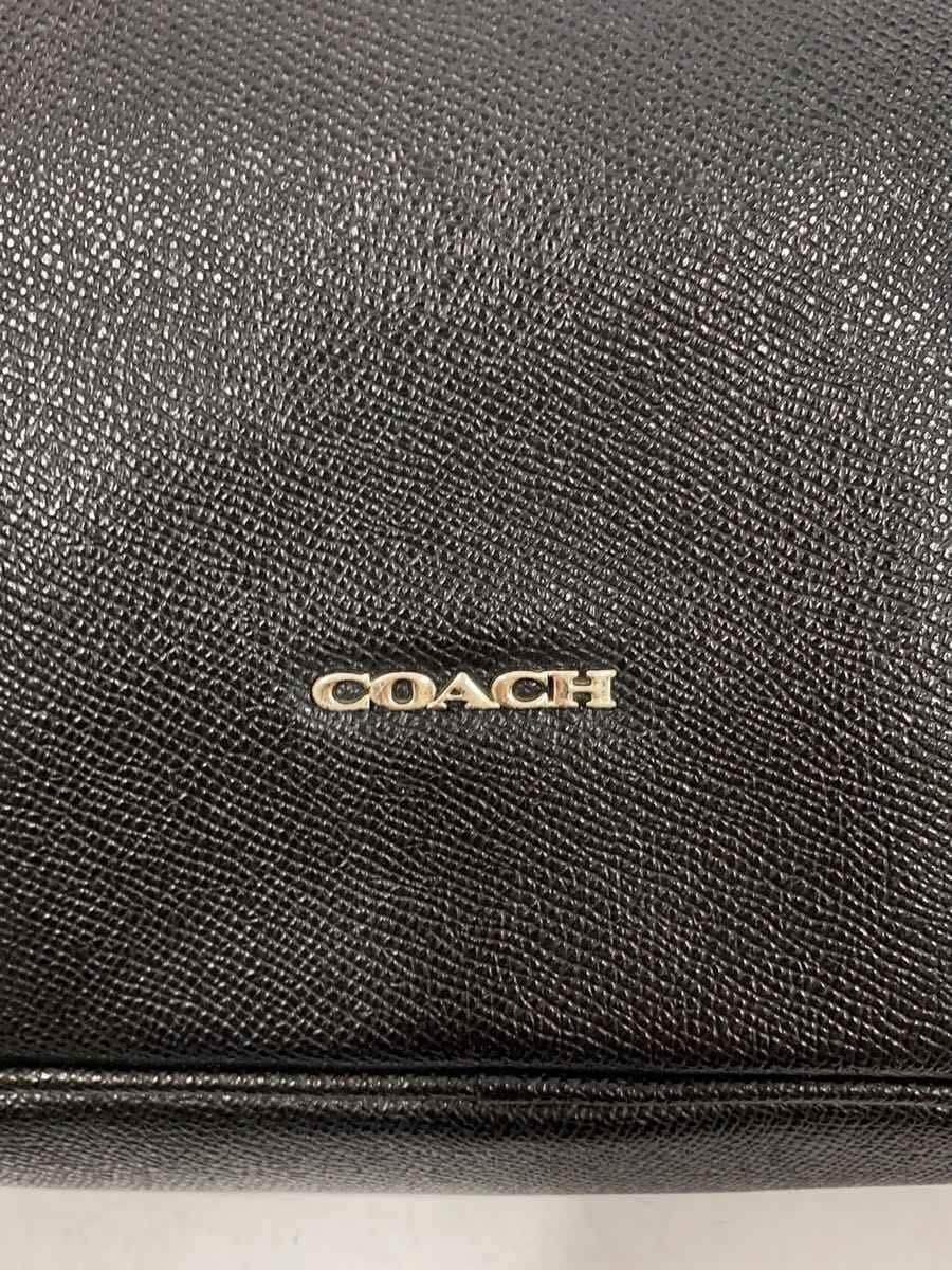 COACH Perry Slim Brief Leather BLK F59057 5