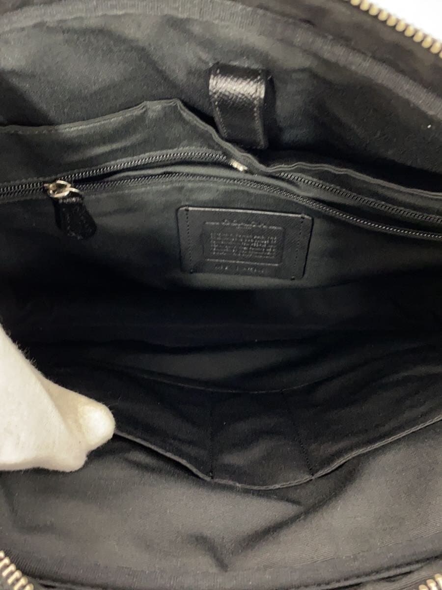 COACH Perry Slim Brief Leather BLK F59057 6