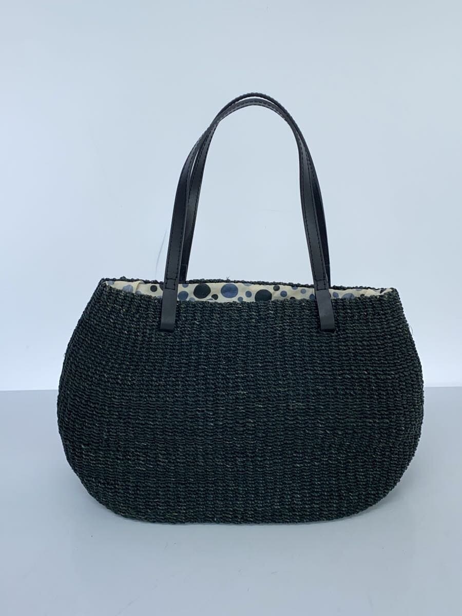 agnes b. Basket Bag Tote Bag BLK Solid 3