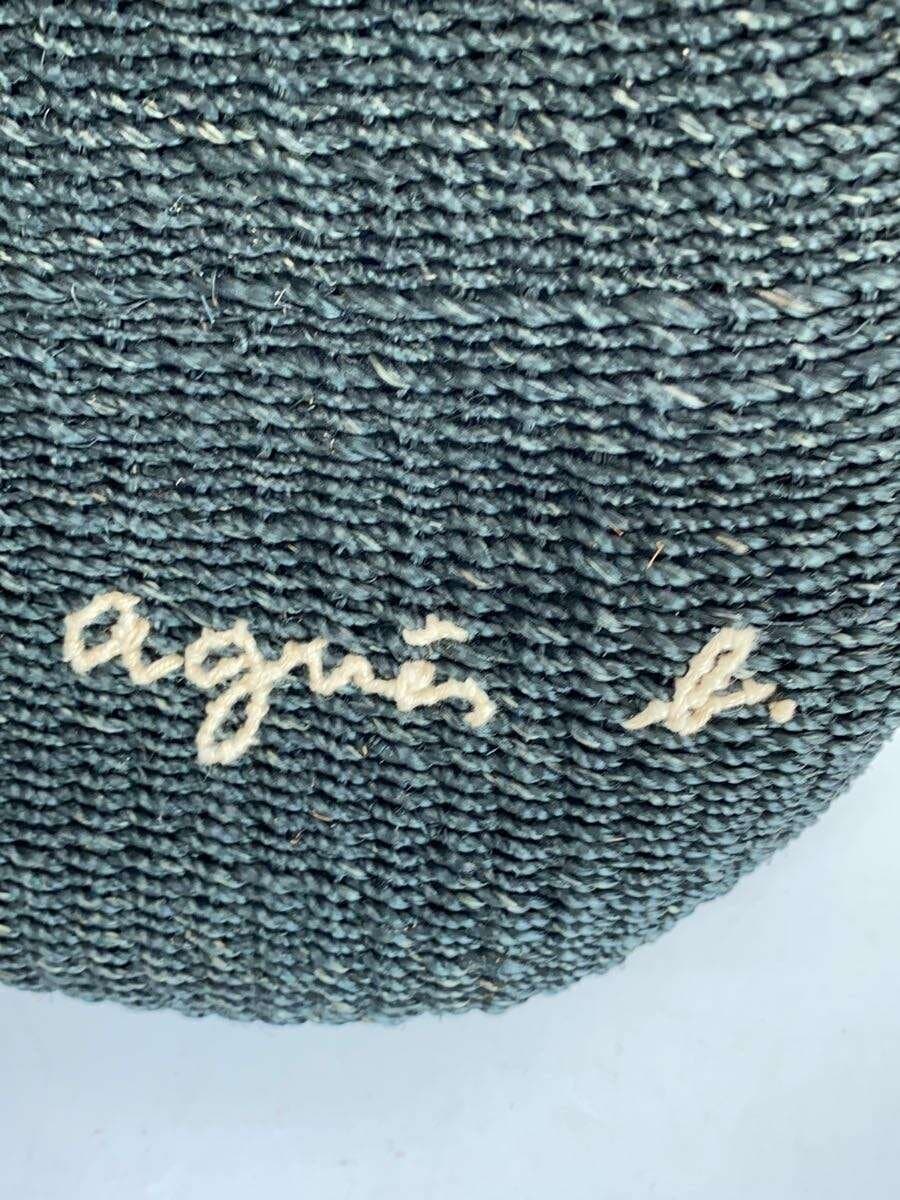 agnes b. Basket Bag Tote Bag BLK Solid 5