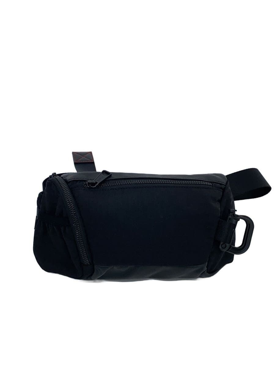 DIESEL Shoulder Bag Nylon Leather BLK Solid