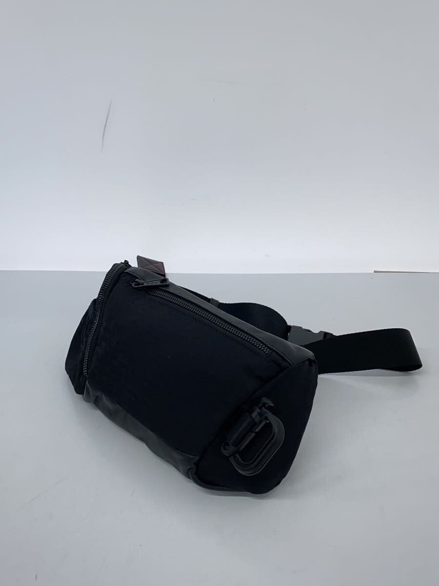 DIESEL Shoulder Bag Nylon Leather BLK Solid 2