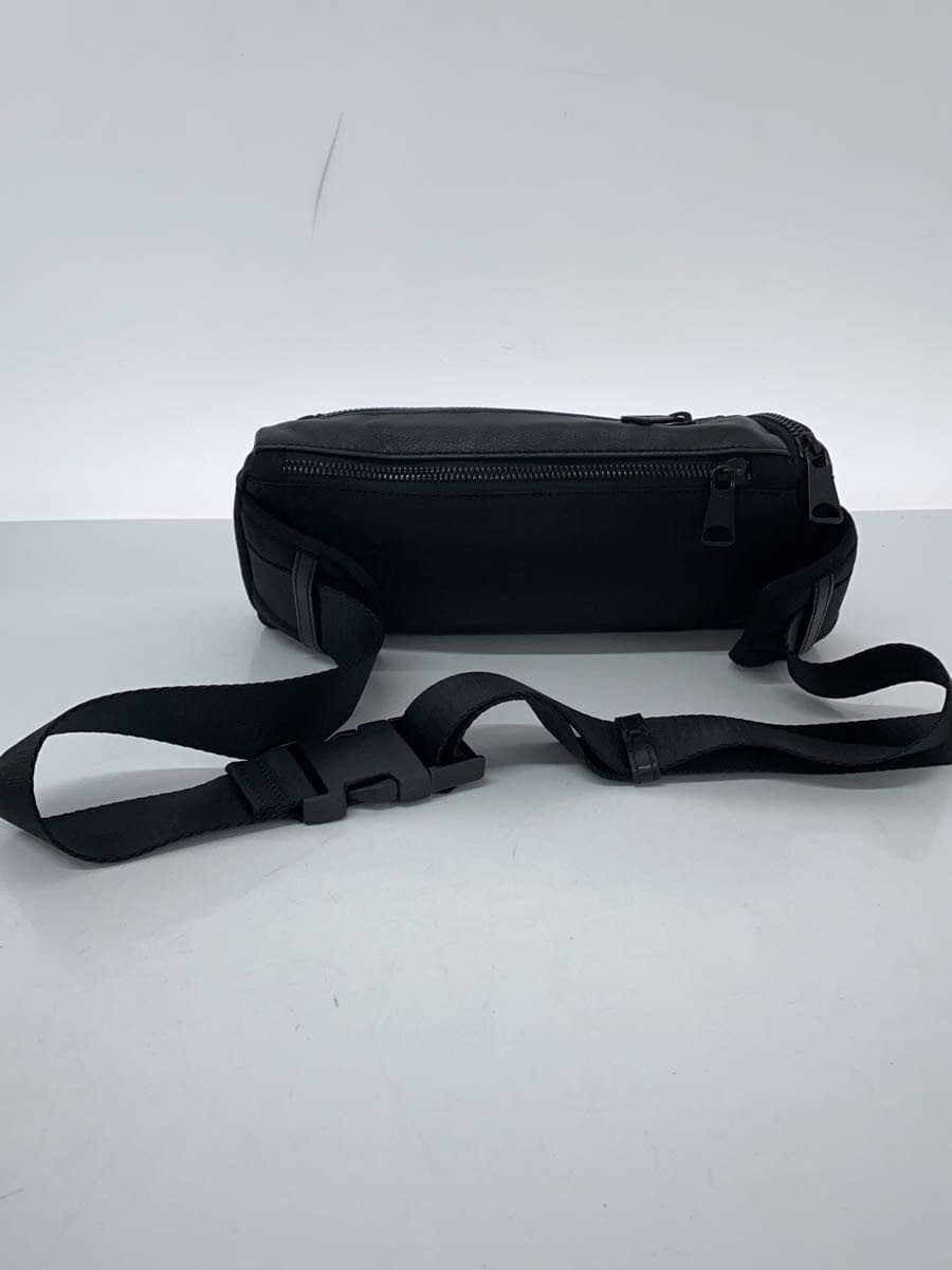 DIESEL Shoulder Bag Nylon Leather BLK Solid 3