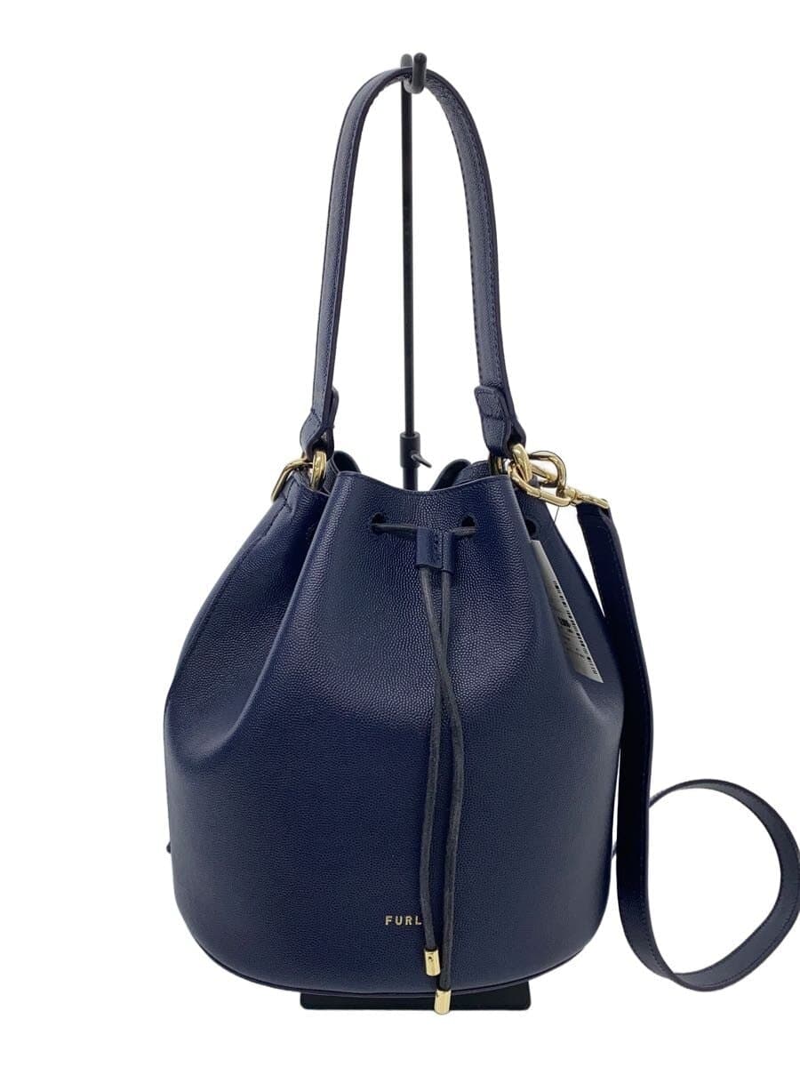 FURLA Drawstring Bag NVY Solid