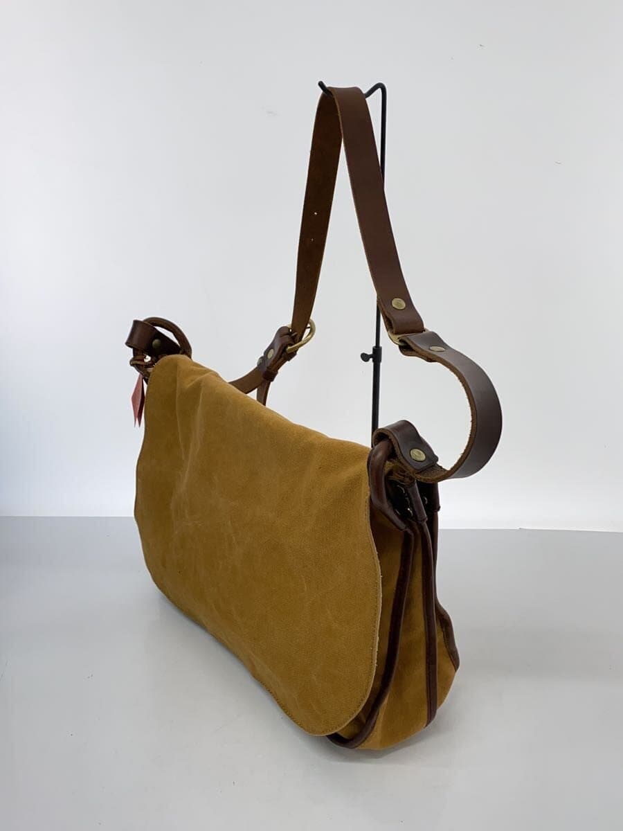 SLOW Shoulder Bag Canvas BEG Solid 2