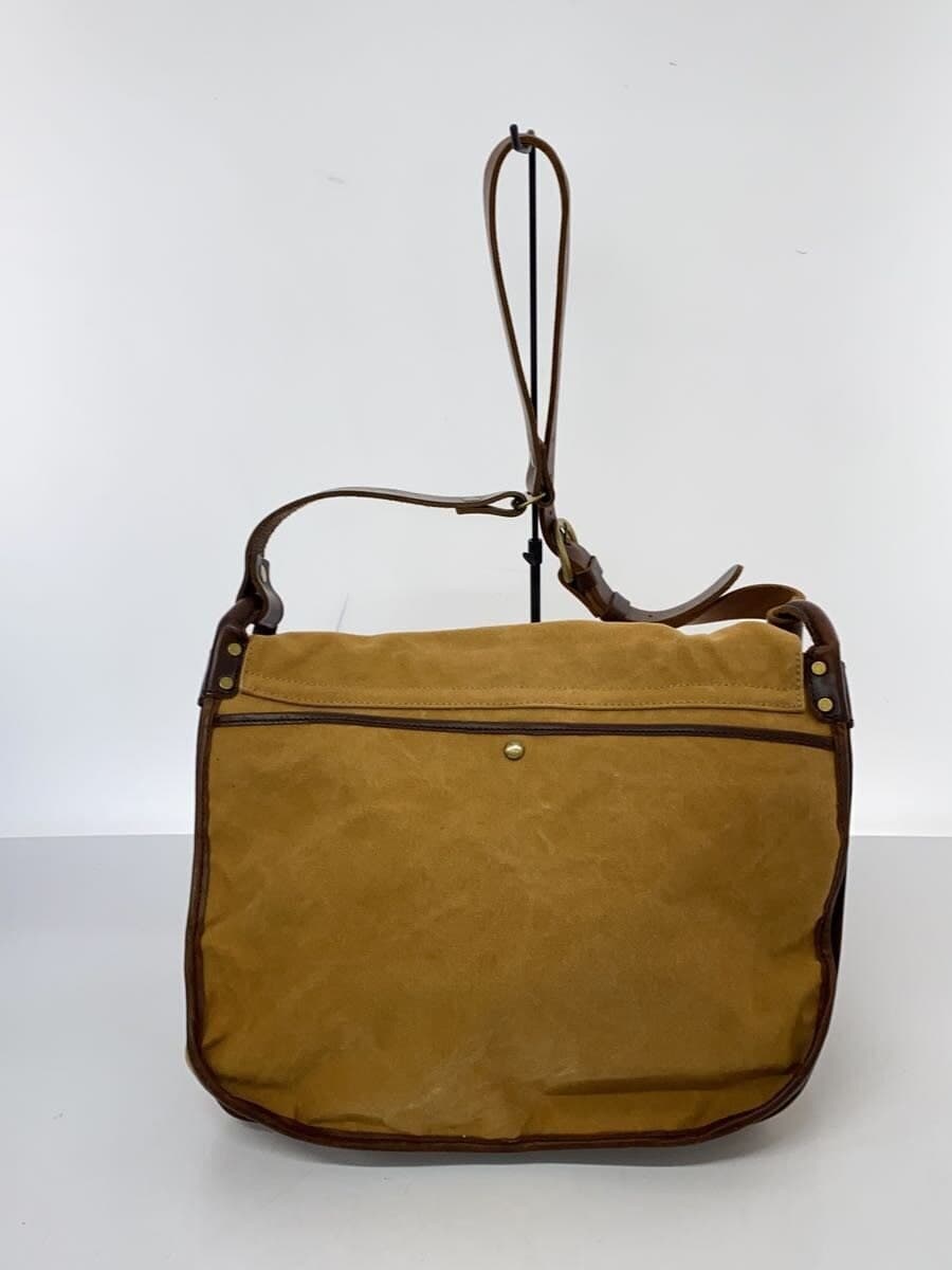 SLOW Shoulder Bag Canvas BEG Solid 3