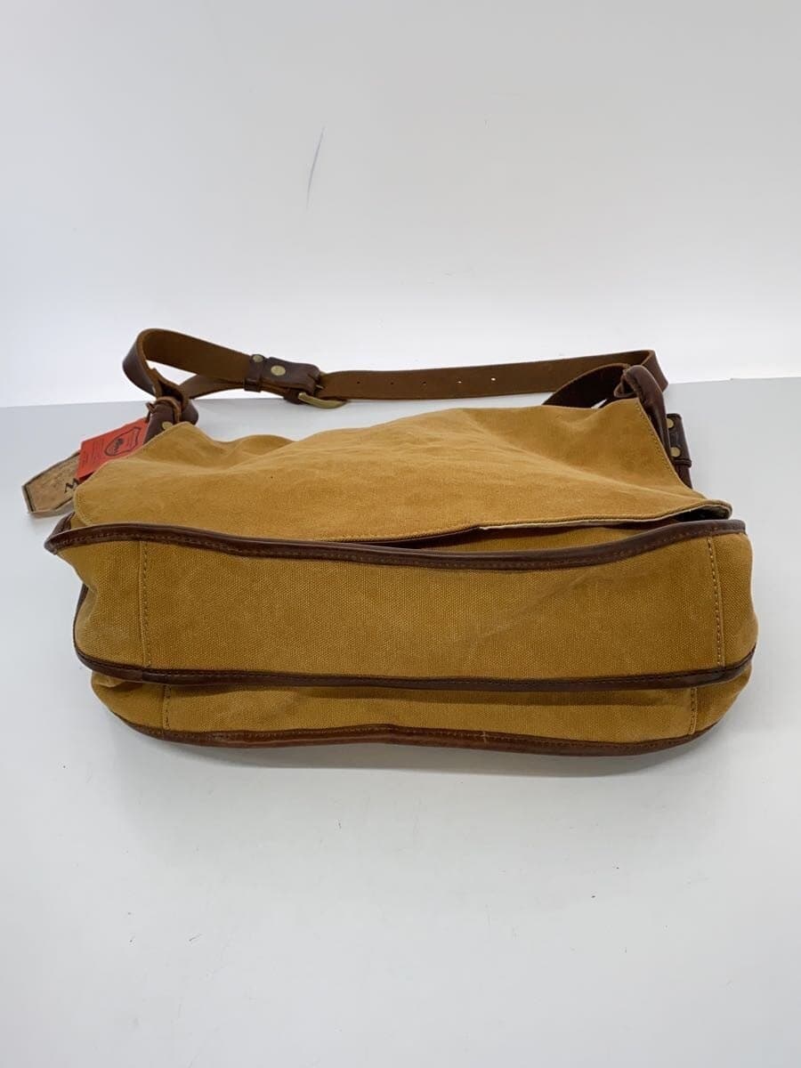 SLOW Shoulder Bag Canvas BEG Solid 4