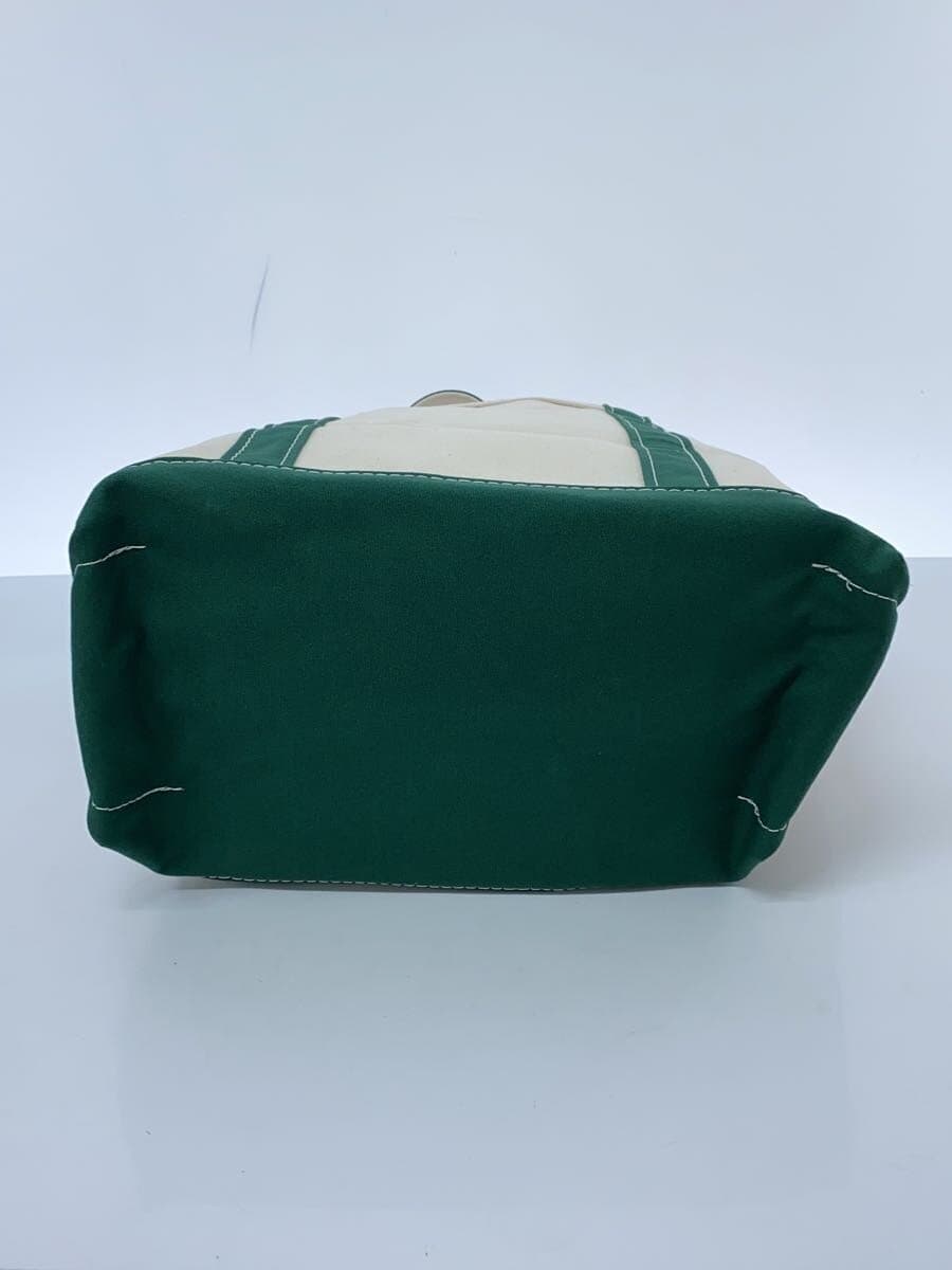 L.L.Bean Boat and Tote Bag Cotton WHT Plain 4