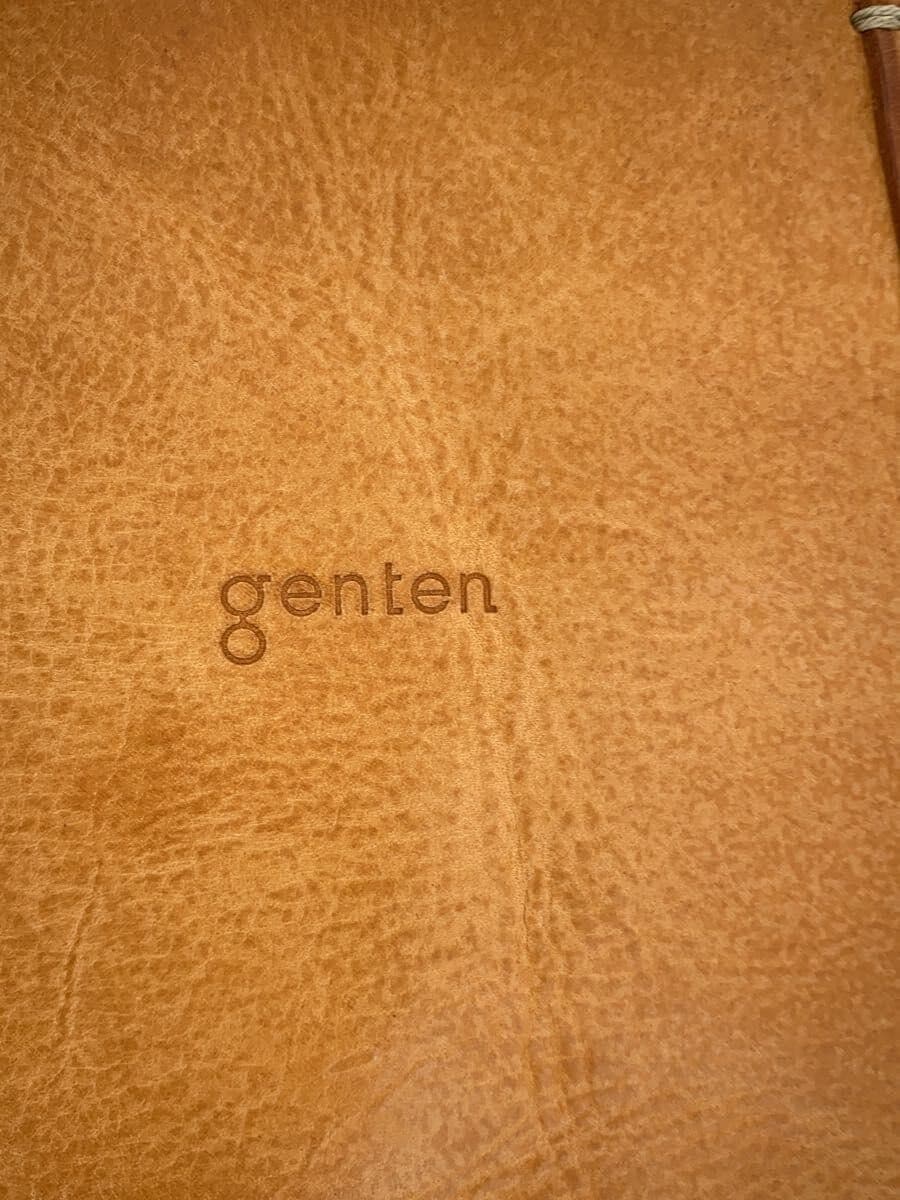 GENTEN Amaro Tote Bag S Leather BRW Solid Color 5