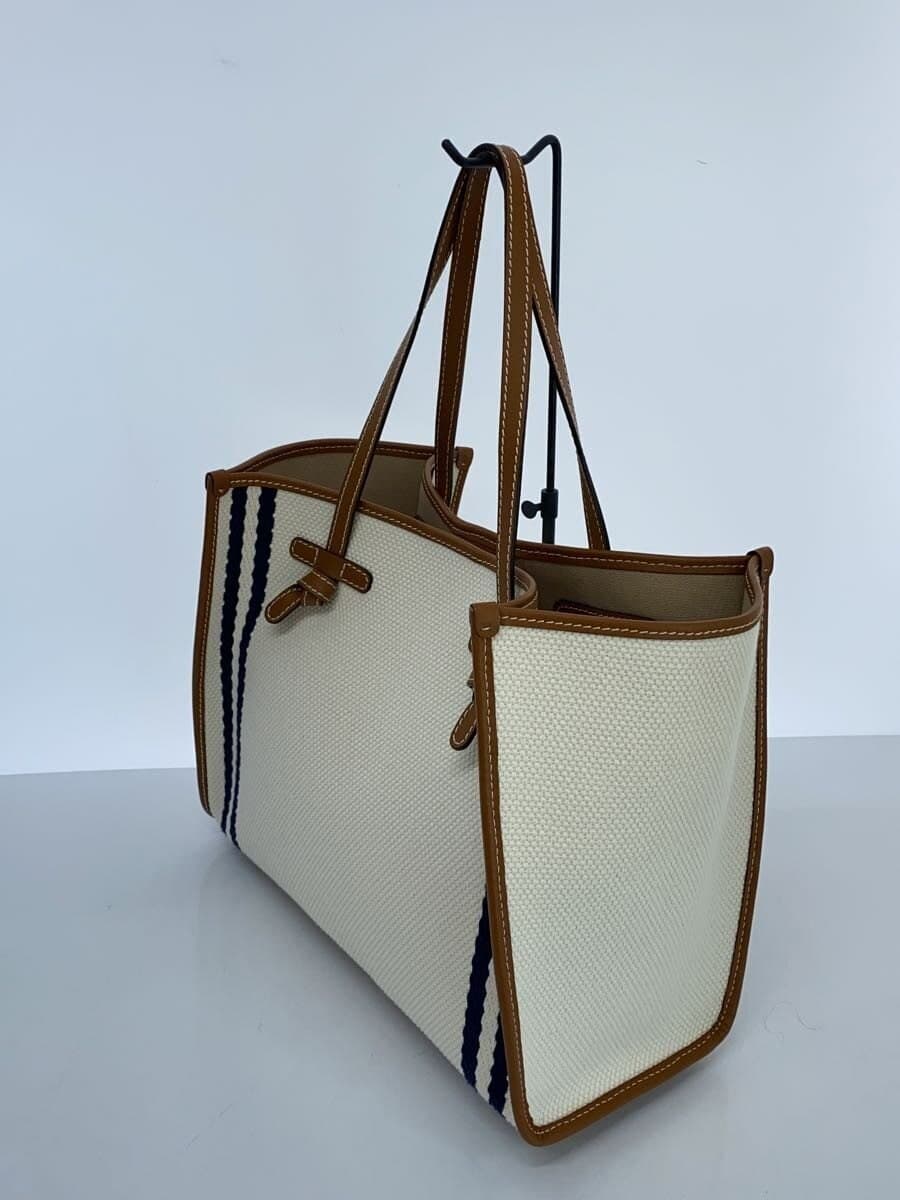 GIANNI CHIARINI Marcella Tote Bag Cotton CRM 2