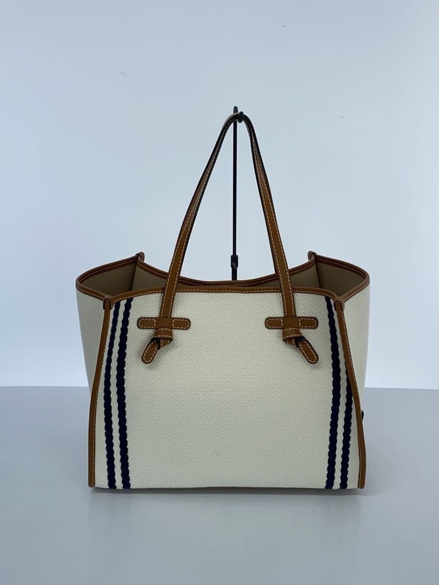 GIANNI CHIARINI Marcella Tote Bag Cotton CRM 3