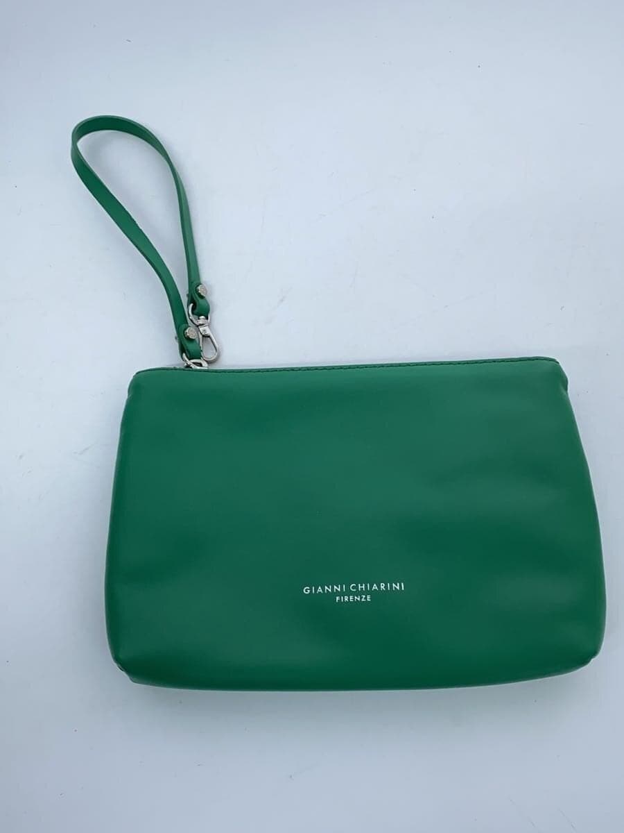 GIANNI CHIARINI Marcella Tote Bag Cotton GRN Stripe 7