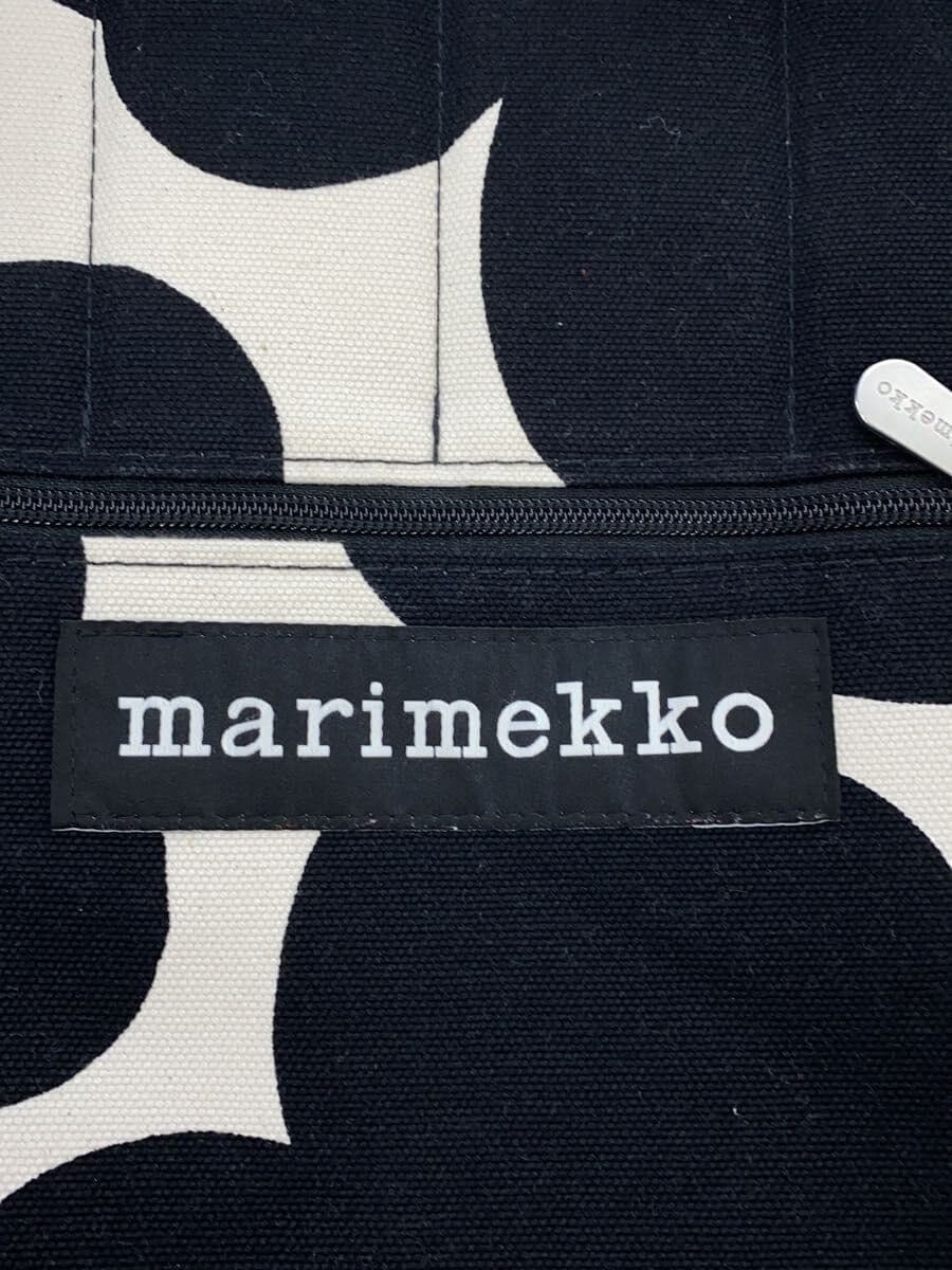 marimekko Everything Backpack I Unikko Cotton BLK Floral Pattern 5