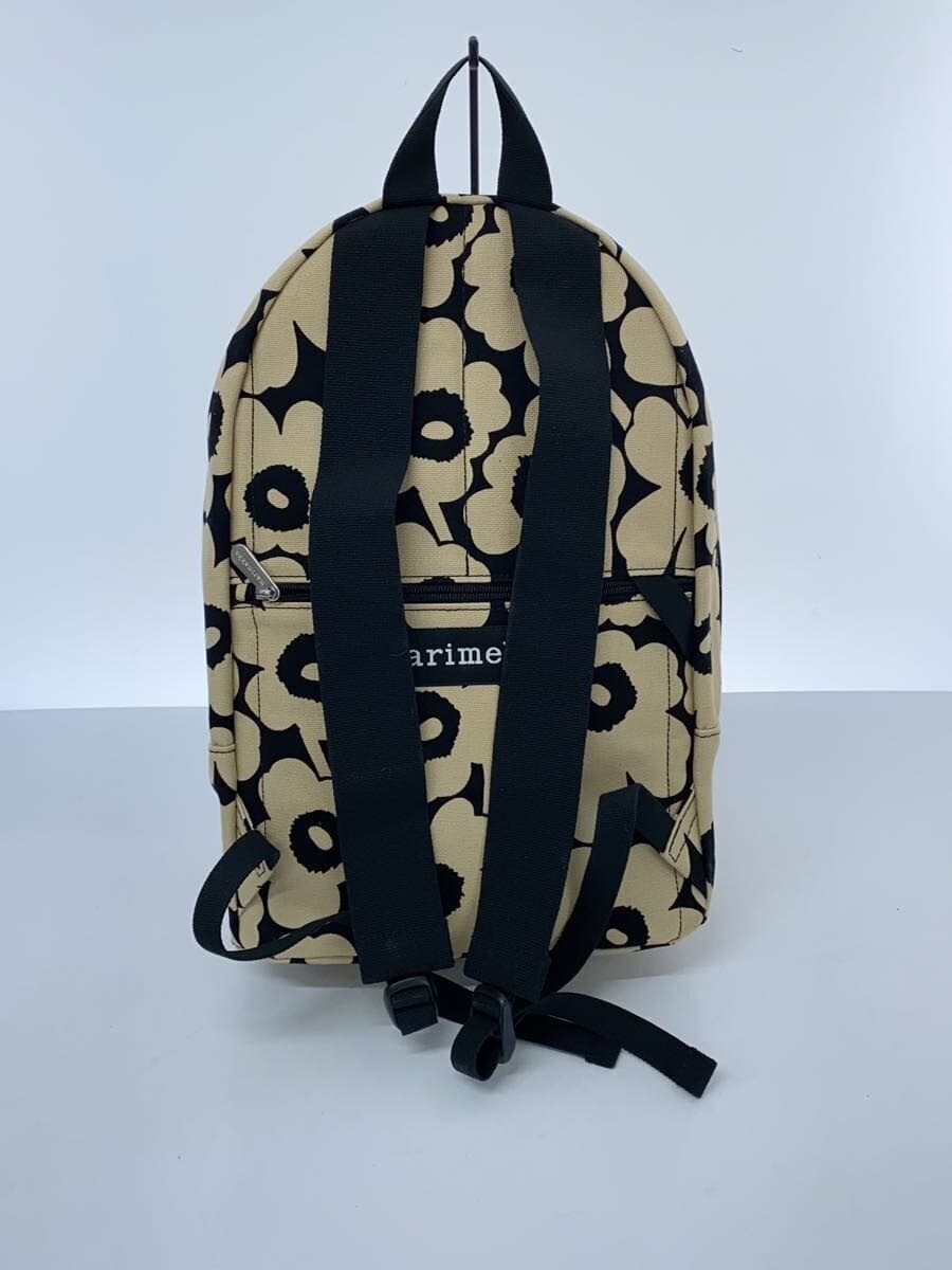 marimekko Everything Backpack I Unikko Cotton CML Floral Pattern 3