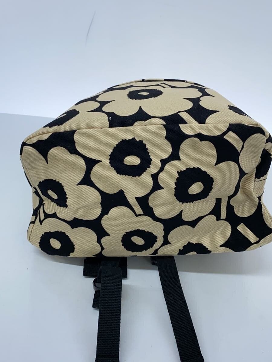marimekko Everything Backpack I Unikko Cotton CML Floral Pattern 4