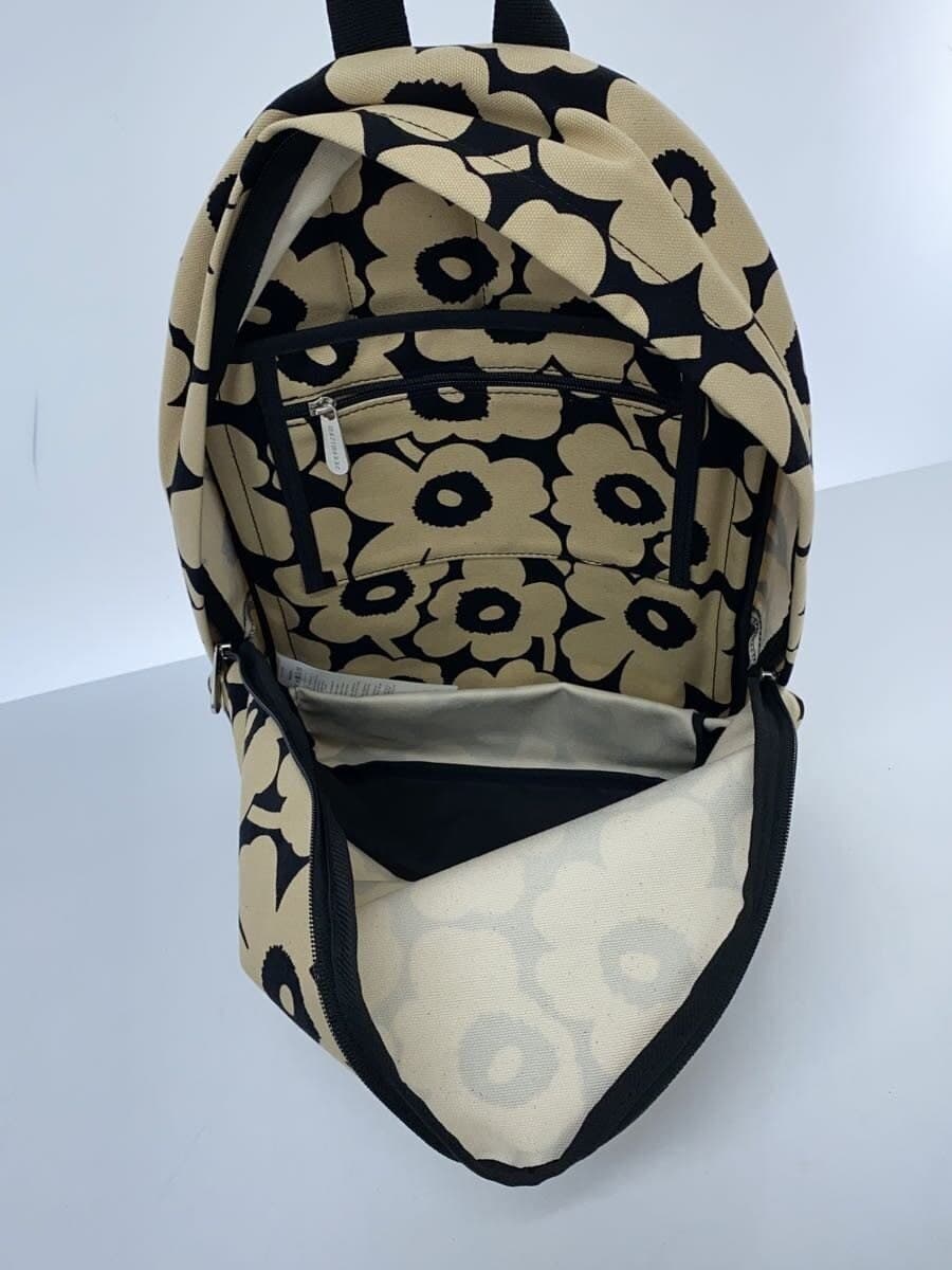 marimekko Everything Backpack I Unikko Cotton CML Floral Pattern 6
