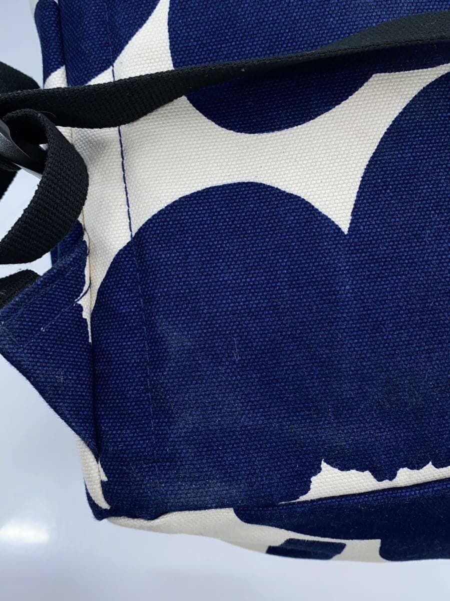 marimekko Every Backpack I Unikko Cotton BLU Floral Pattern 7