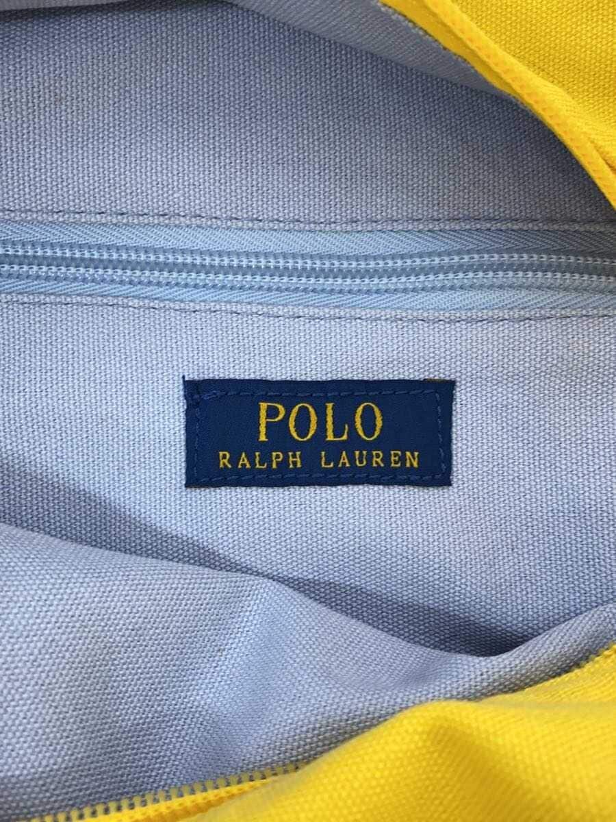 POLO RALPH LAUREN Tote Bag Cotton YLW Plain 5