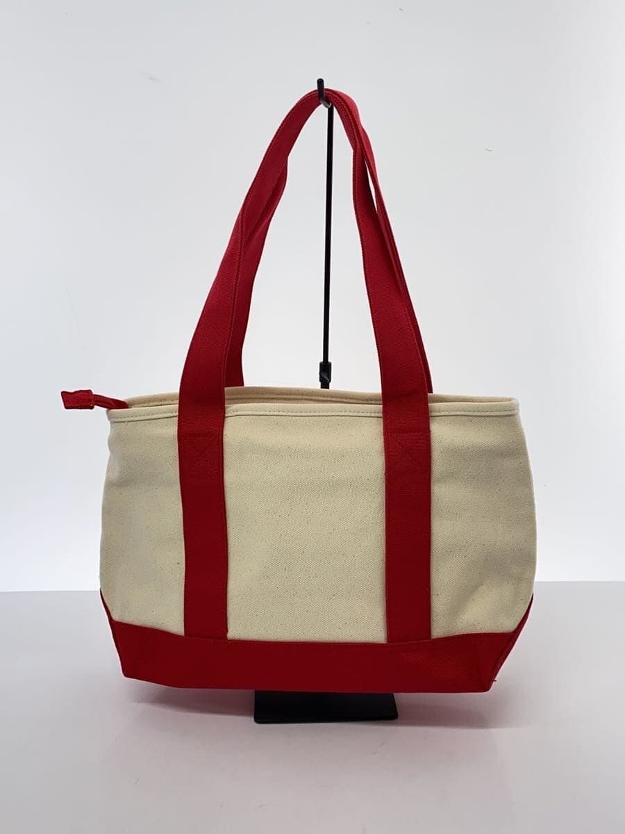 POLO RALPH LAUREN tote bag cotton RED plain 3