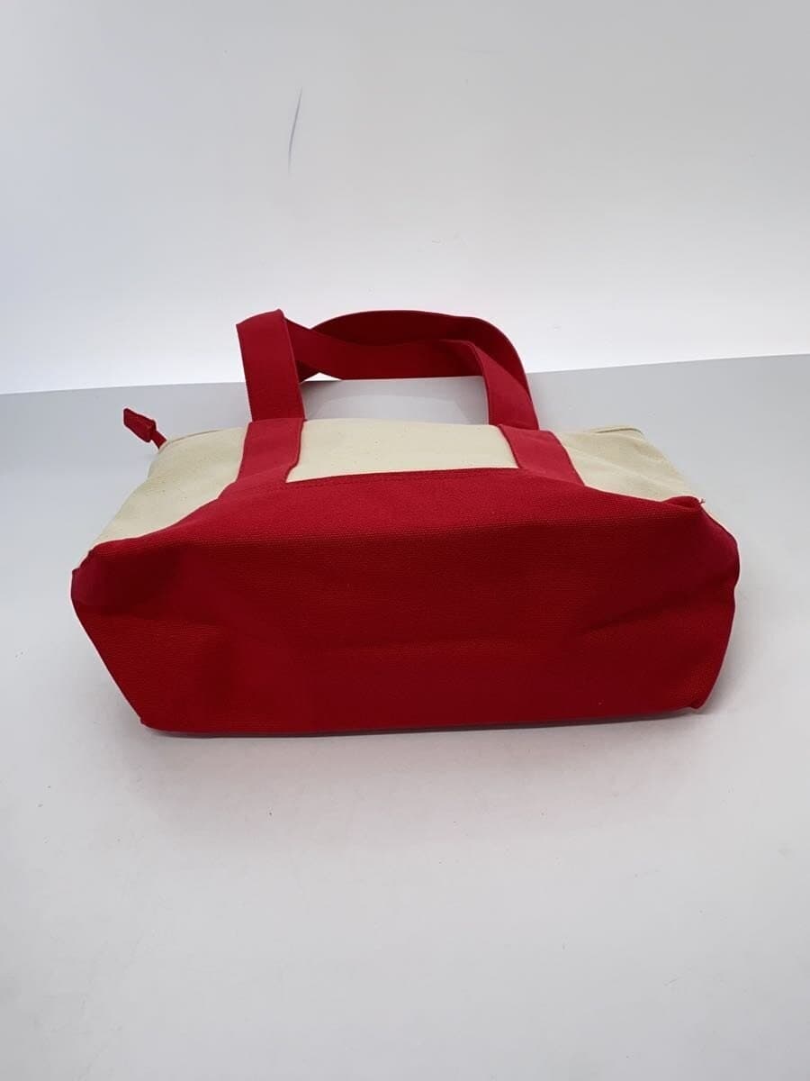 POLO RALPH LAUREN tote bag cotton RED plain 4