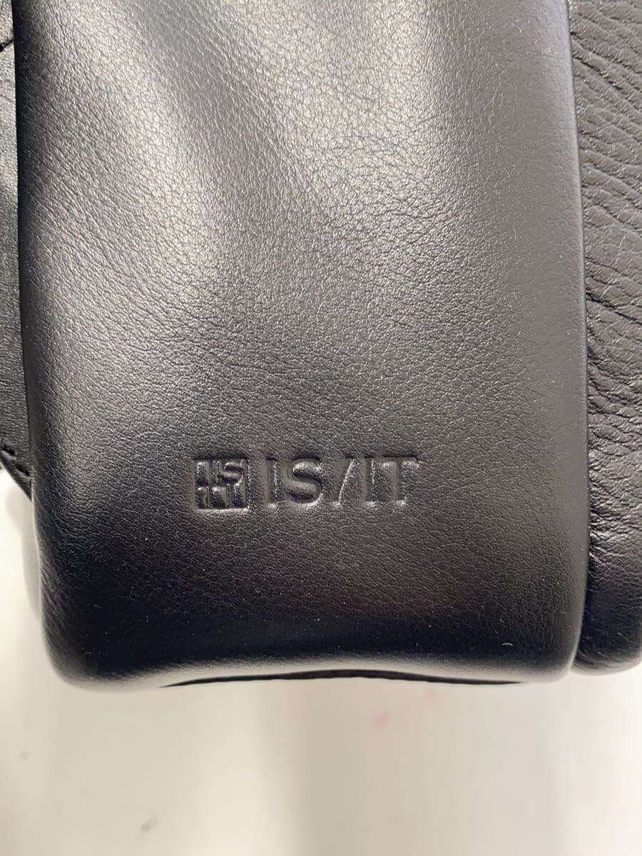 Other Brand ISIT Business Backpack Cowhide BLK Solid 5